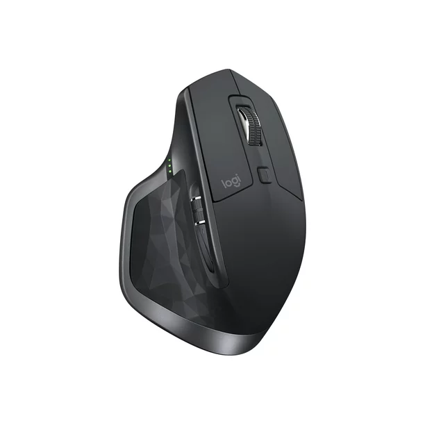 Logitech MX Master 2S Wireless Mouse – Use on Any Surface, Hyper-Fast Scrolling, Ergonomic Shape, Rechargeable, Control Up to 3 Apple Mac and Windows Computers, Graphite