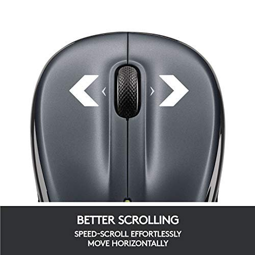 Logitech M325 Wireless Mouse Dark Silver