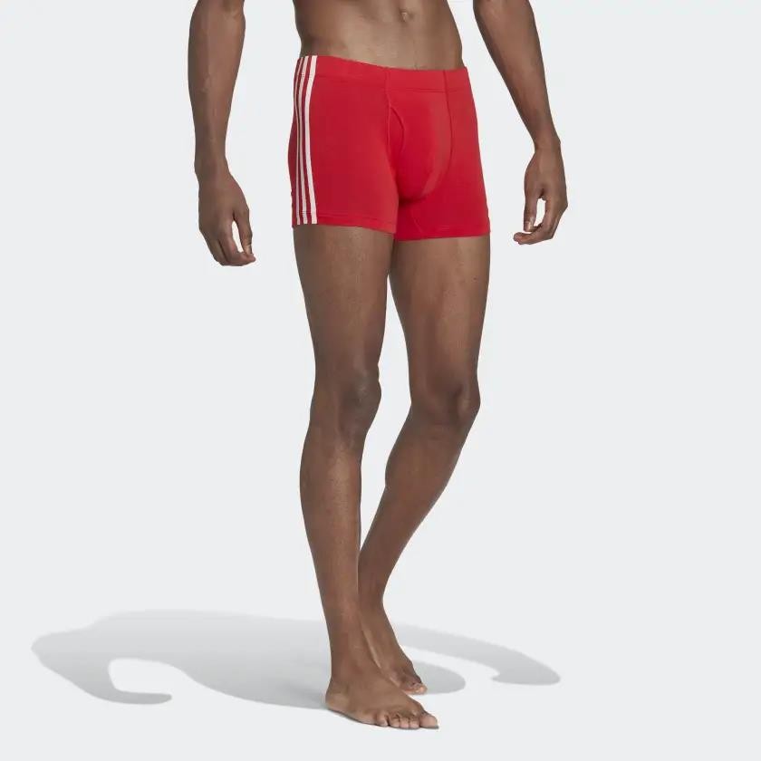 COMFORT FLEX COTTON 3-STRIPES TRUNK BRIEFS