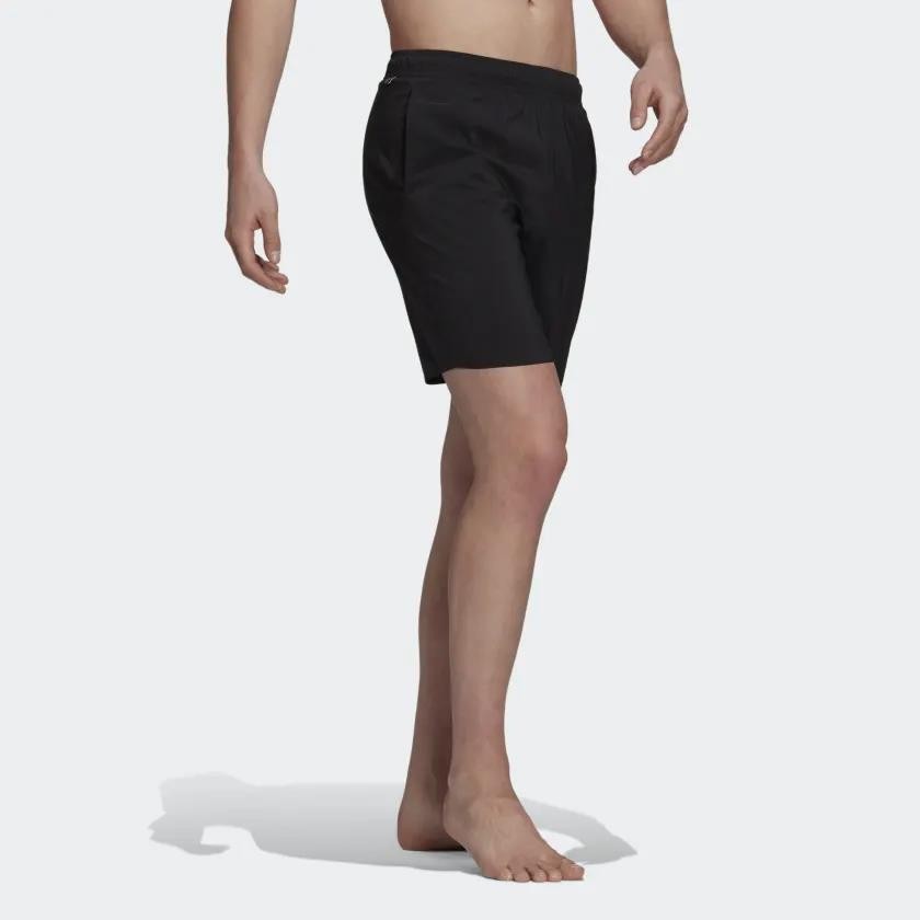 CLASSIC-LENGTH SOLID SWIM SHORTS