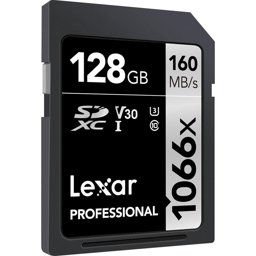 Tarjeta De Memoria Lexar 128gb Professional 1066x Uhs-i Sdxc